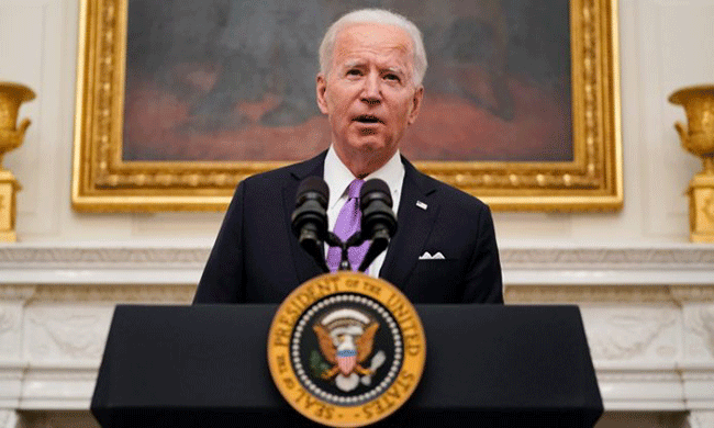 លោក Biden បញ្ជា​ឲ្យ​ផ្ដល់​ស្បៀង​អាហារ​ដល់​ពលរដ្ឋ​អាមេរិក​ ខណៈការ​ចោទ​ប្រកាន់​ទម្លាក់​តំណែង​លោក Trump​ ខិតជិត​មក​ដល់​