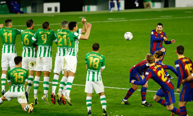 Barcelona វាយបក​ពីក្រោយ​យកឈ្នះ Real Betis ៣-២