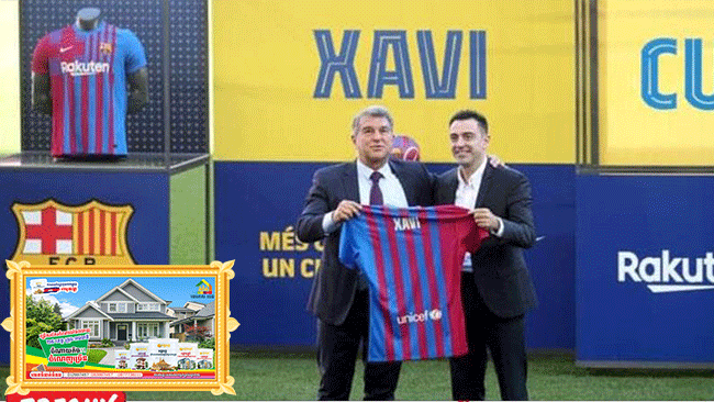 Barca បង្ហាញលោក Xavi ជាអ្នកចាត់ការថ្មី នៅចំពោះមុខមនុស្សរាប់ពាន់នាក់ នាកីឡដ្ឋាន Camp Nou